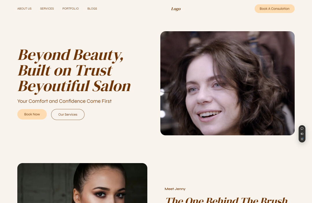 Beauty Parlor Template Image