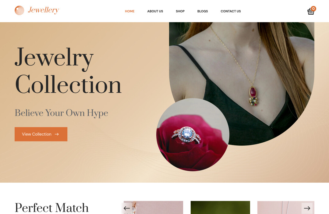 Jewellery Shop Template Image