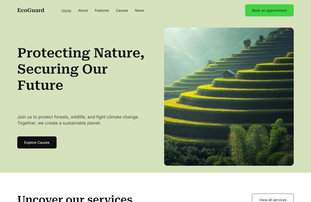 Nature Preserving Campaign Template Image