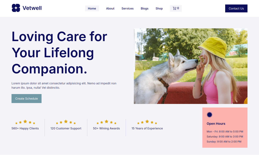 Pet Care Template Image