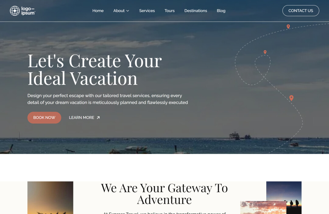 Travel Agency Template Image